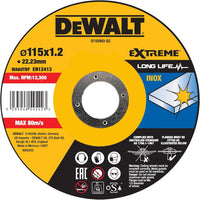 Load image into Gallery viewer, DeWalt Thin Cutting Metal 115mm/125mm x 1.2mm x 22.23mm - INOX
