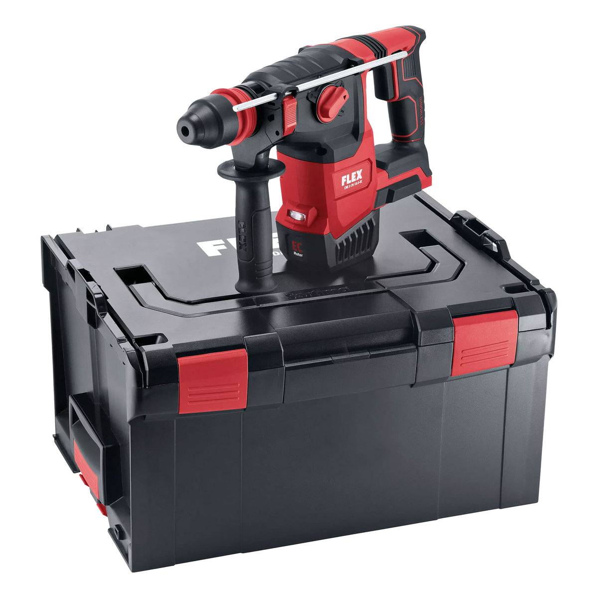 FLEX 18v Brushless Rotary Hammer Drill 2.6J Body Only In L-Boxx - CHE 2-26 18.0-EC SDS