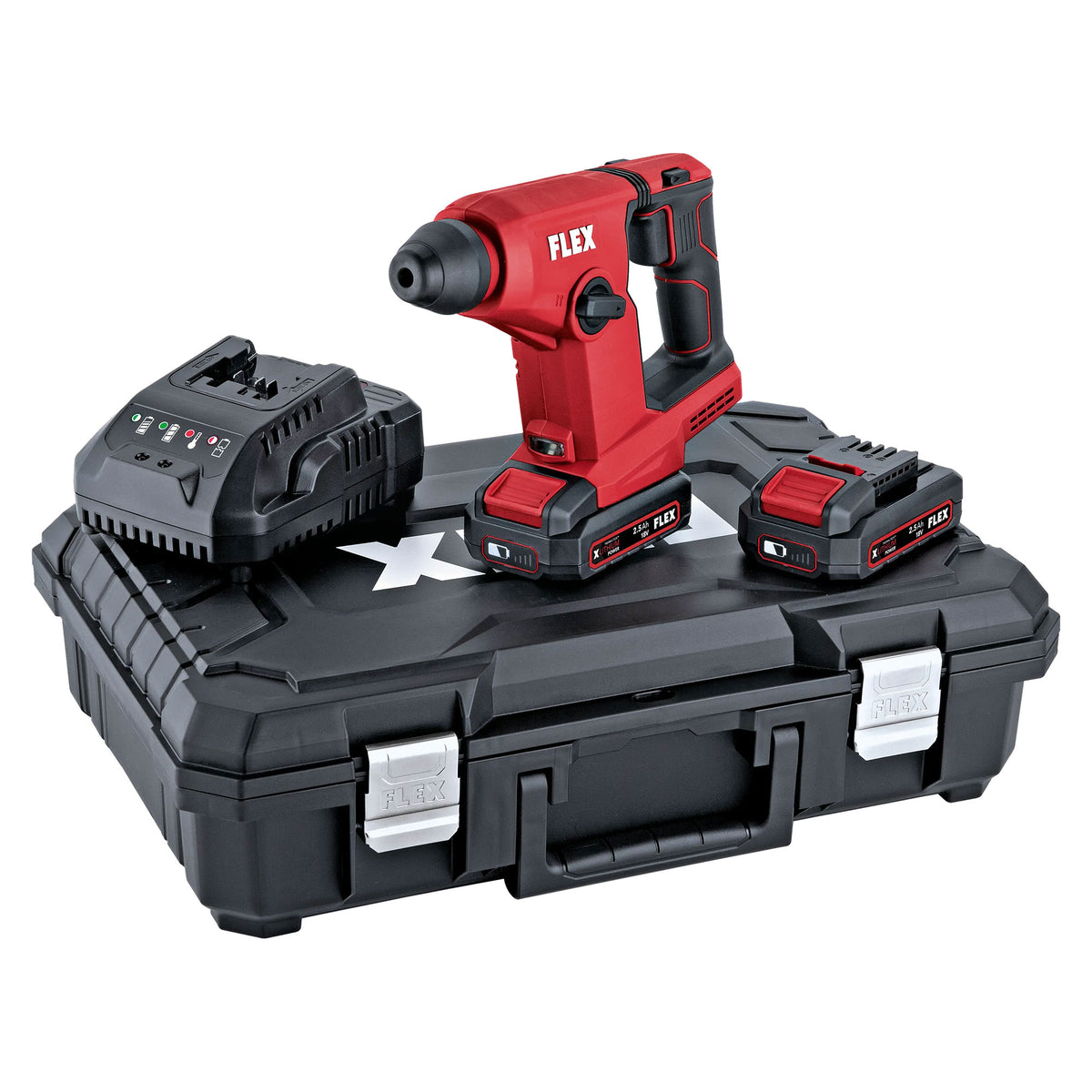 FLEX 18V Brushless Rotary Hammer Drill complete kit- FHE 1-16 18.0-EC TC 2.5/KIT