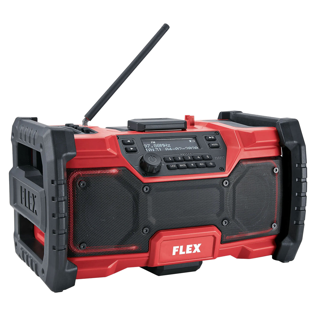 FLEX Digital 10.8/18v Cordless Radio for the Construction Site