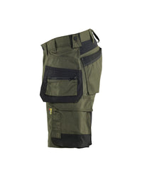 Load image into Gallery viewer, Blaklader Craftsman Shorts Stretch - Forest Night/ Black
