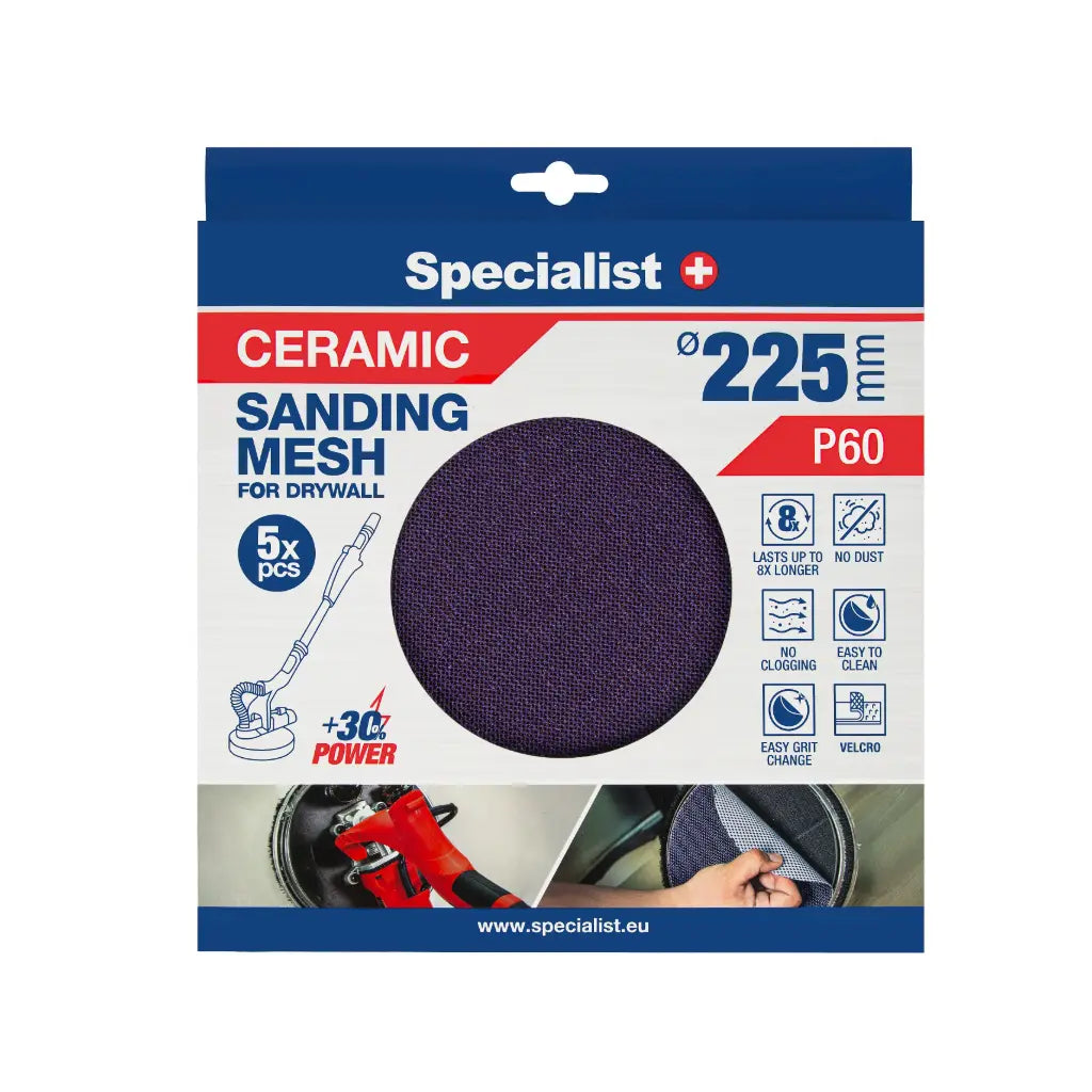 Specialist + Ceramic Mesh MESH 225 mm (5 pcs) | TitanFix Drylining ...