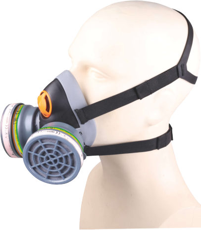 Delta Plus M6400 Chem Kit Filter Reusable Face Mask Respirator