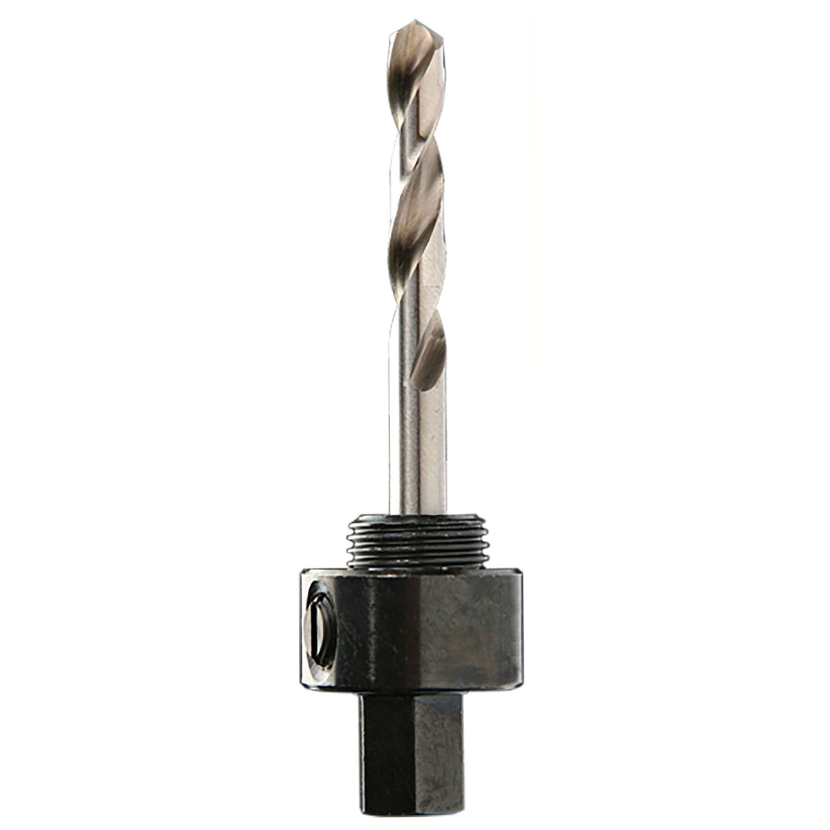 1/4" Shank Hole Saw Arbor With 1/4" HSS Pilot Drill - Fits 32-210mm Hole Saws, Durable 45# Steel Construction
