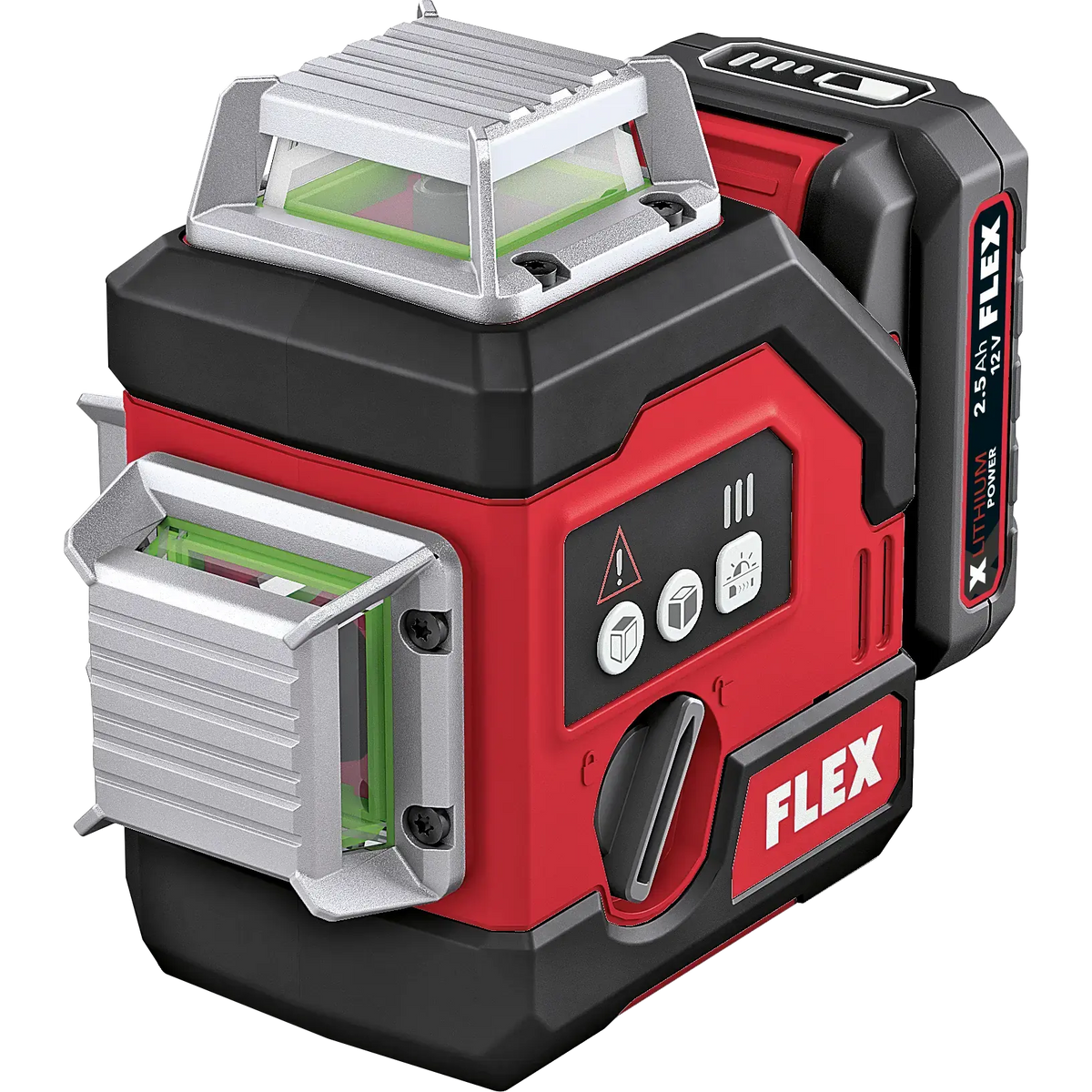 FLEX ALC 3/360-G/R 12V Laser Level – 360° Green Beam Cross-Line Level
