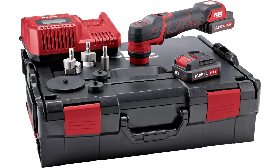FLEX 10.8v Cordless Multi Drive Polisher Set  - PXE 80 10.8-EC/2.5 Set UK