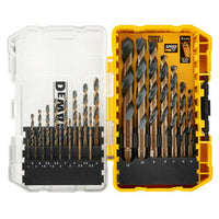 Load image into Gallery viewer, DeWalt 23 Piece Black &amp; Gold Metal Drilling Set

