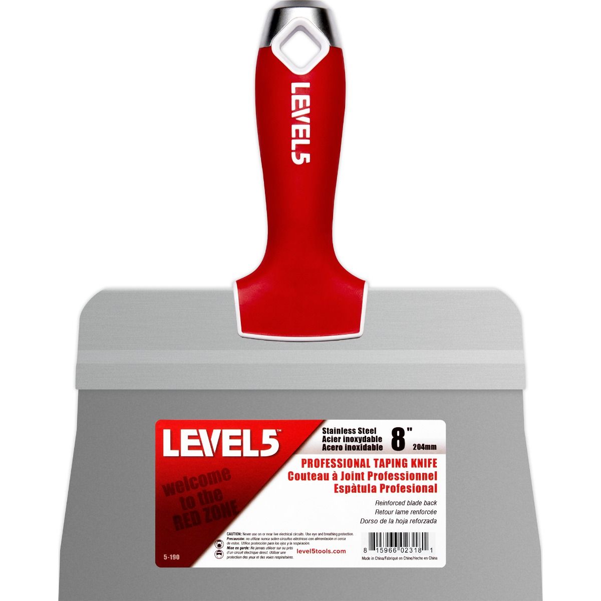 Level 5 Stainless Steel Big Back Taping Knife