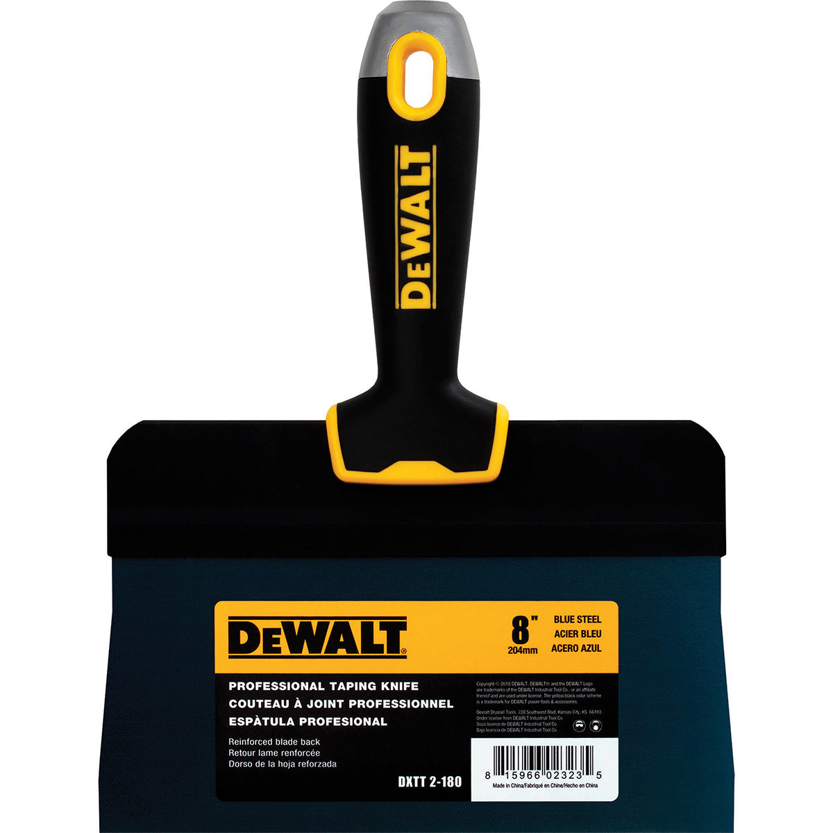 DeWalt Big Back Blue Steel Taping Knife - Soft Grip