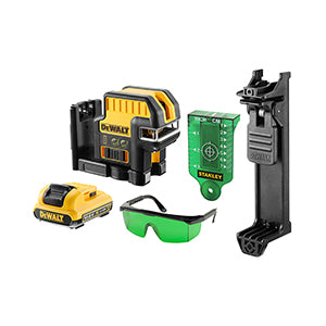 DeWalt DCE0825D1G 10.8v 5 Spot Cross Line Green Laser 1 x 2.0ah Battery