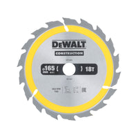 Load image into Gallery viewer, 165mm x 20mm x 18T DeWalt  Construction Circular Saw Blade
