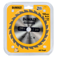 Load image into Gallery viewer, 165mm x 20mm x 24T DeWalt  Construction Circular Saw Blade
