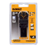 Load image into Gallery viewer, DeWalt 43 x 30mm Titanium Metal Blades 5 Pack
