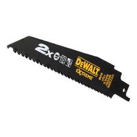 Load image into Gallery viewer, DeWalt 152mm 2X Recip Blade 6TPI Wood &amp; Nails 5 Pack
