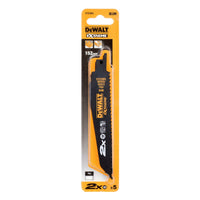 Load image into Gallery viewer, DeWalt 152mm 2X Recip Blade 6TPI Wood &amp; Nails 5 Pack
