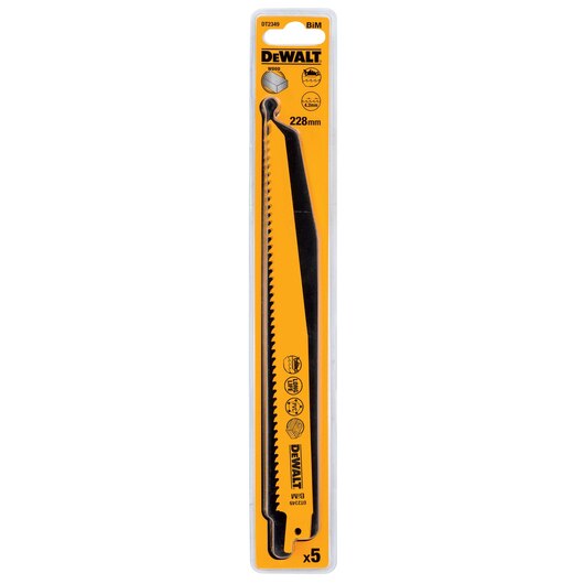 DeWalt Reciprocating Bi Metal Blades - 228mm - DT2439