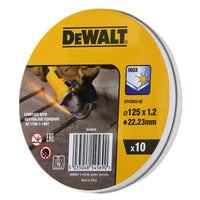 Load image into Gallery viewer, DeWalt Inox 125Mm Thin Cut Metal Cutting Discs 10 Pack
