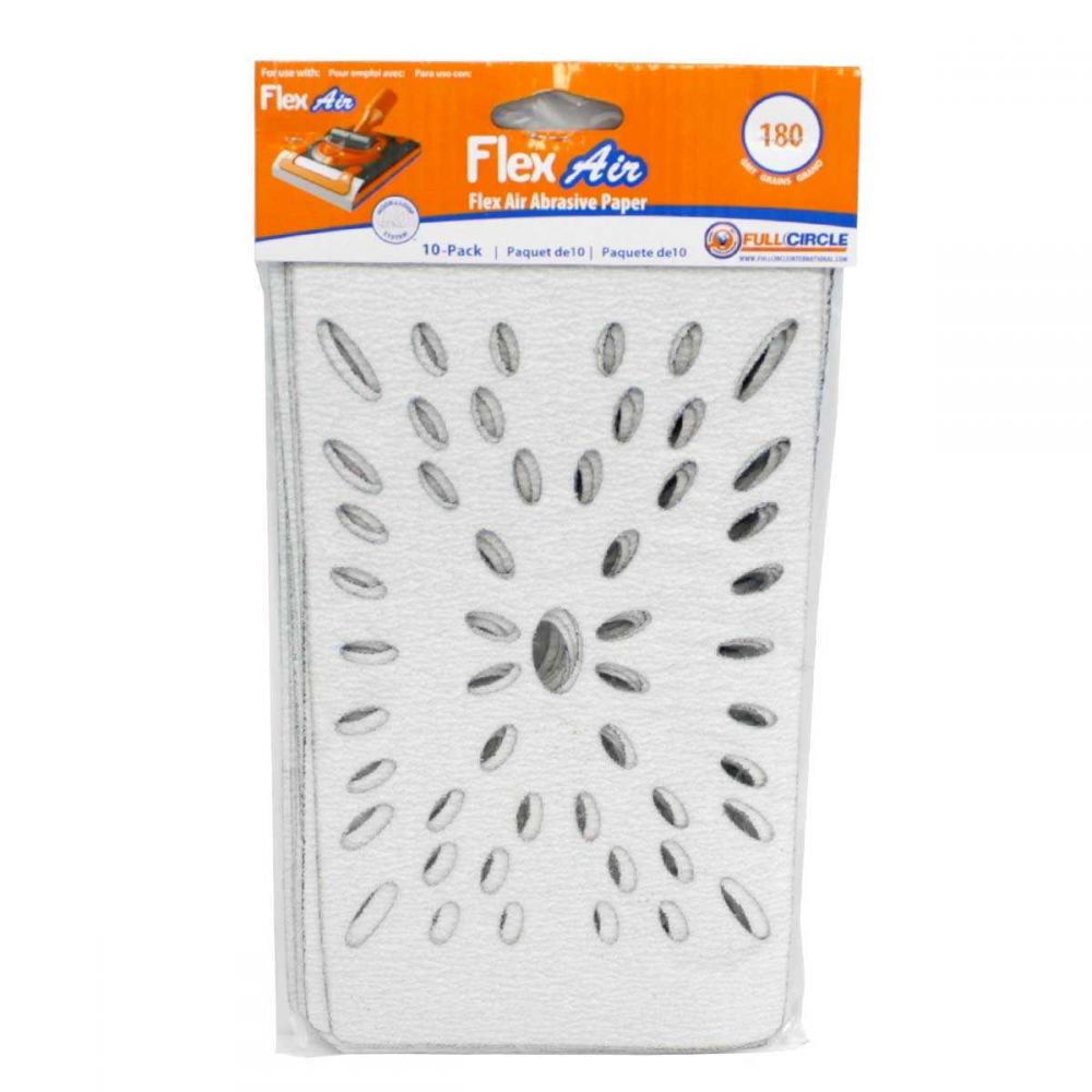 Flex Air Sandpaper 180 Grit - 10 Pack