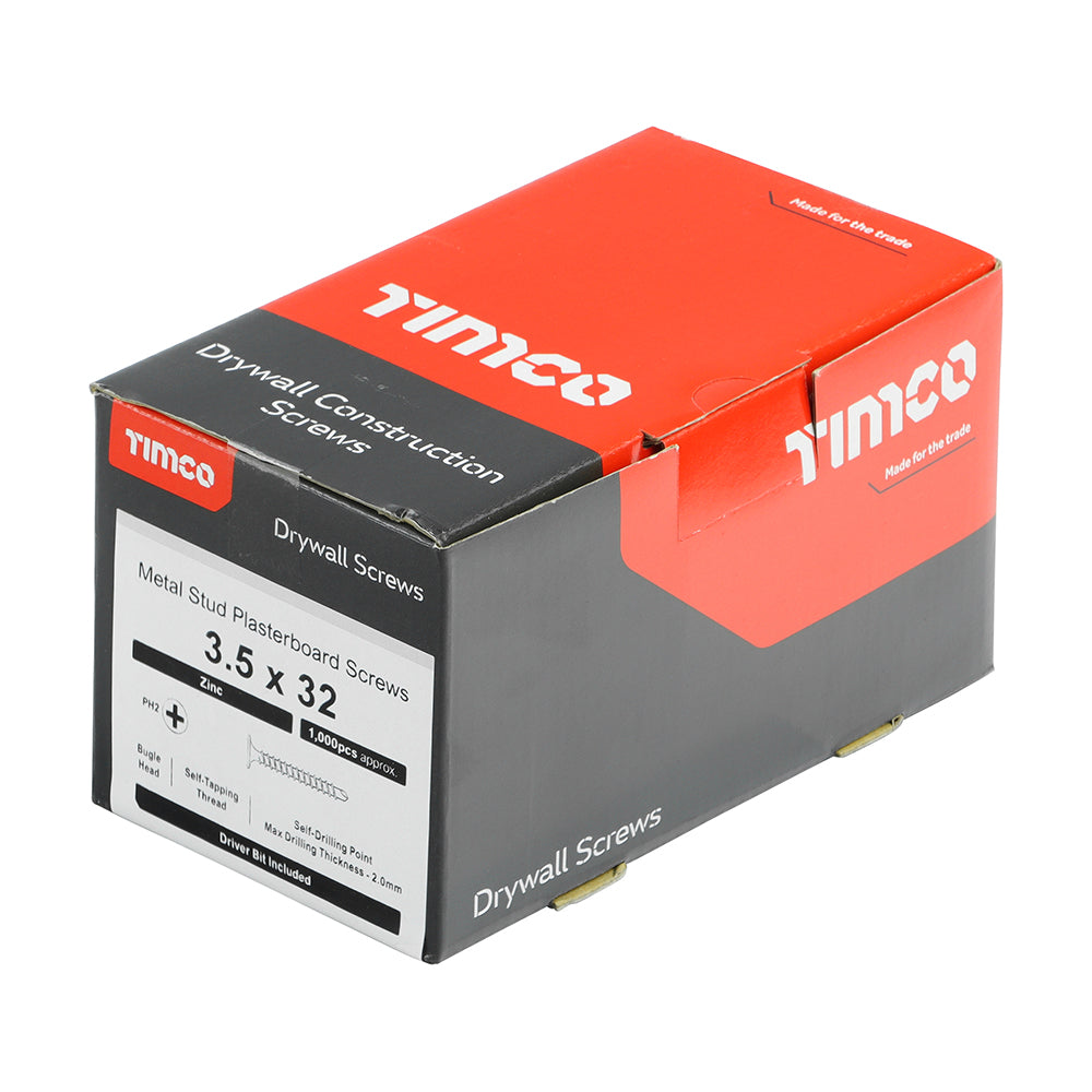 Timco Self Drilling Drywall Screws 3.5 x 32