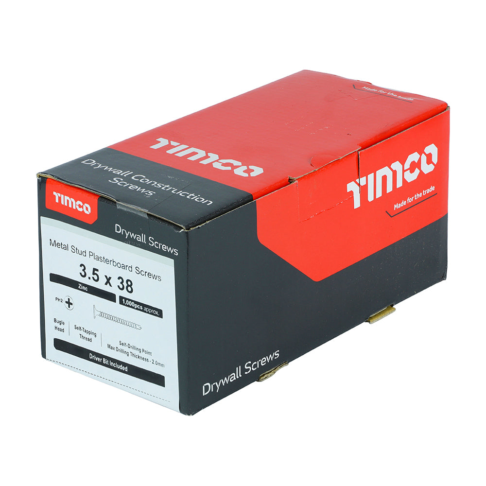 Timco Self Drilling Drywall Screws 3.5 x 38