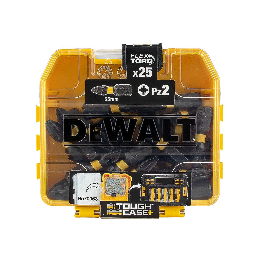 DeWalt PZ2 25mm Extreme Torsion Bit Set Tic Tac